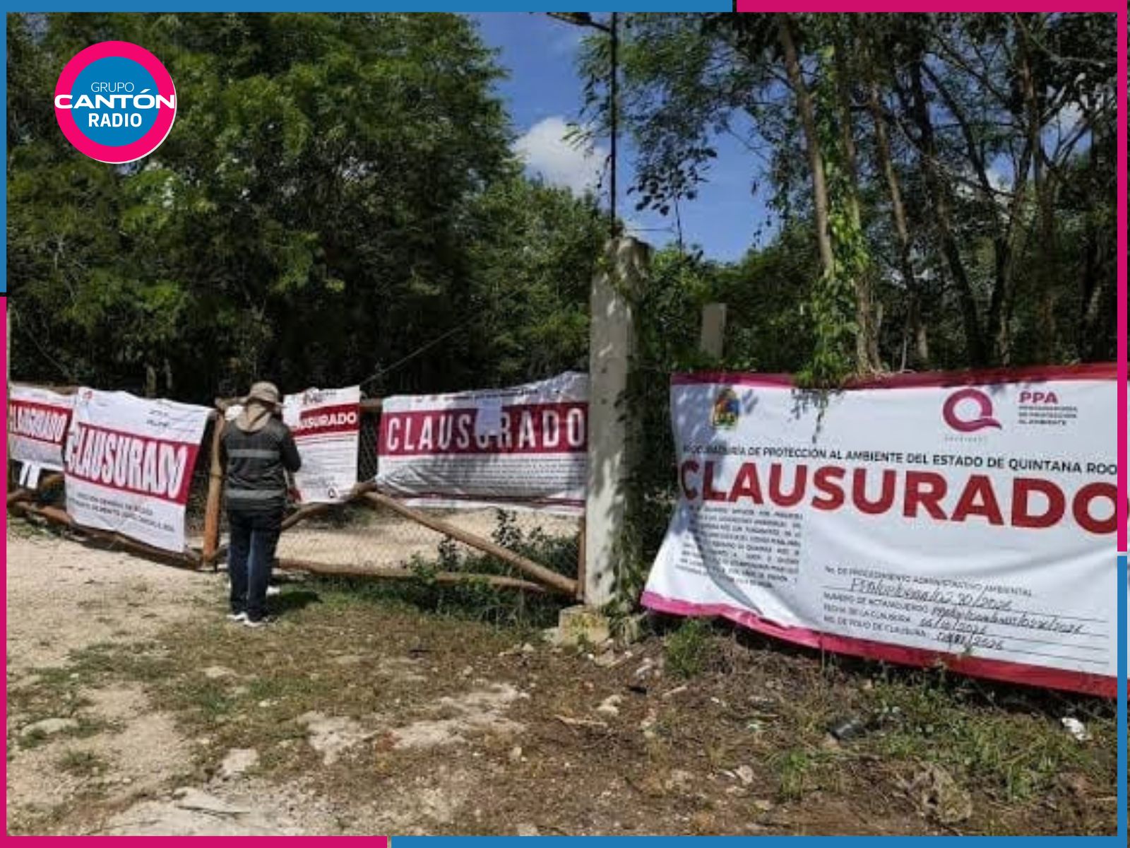 Clausuran en Cancún dos desarrollos irregulares que vendían 44 lotes por redes sociales