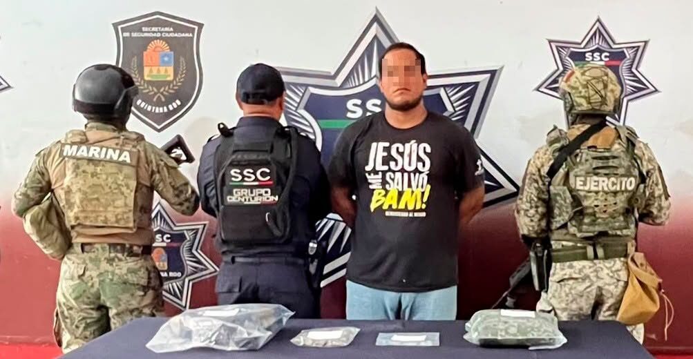 Aseguran presuntas drogas durante operativo en Hard Rock Cancún