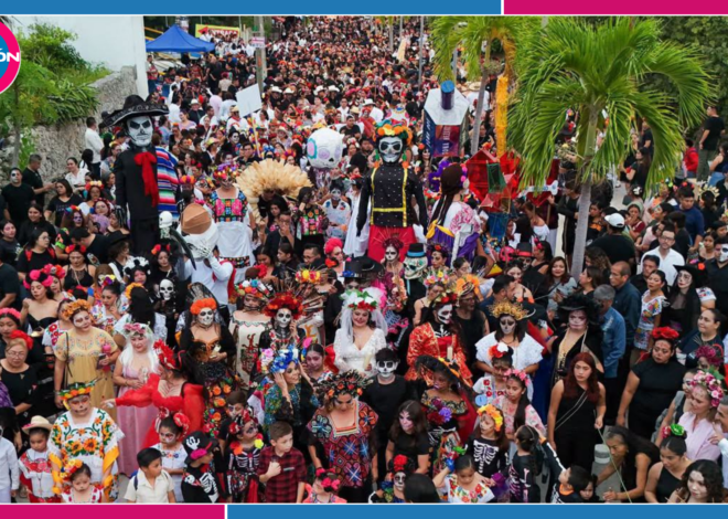 Calderitas se llena de tradición y color con el primer Janal Pixán 2026; reúne a más de 7 mil asistentes