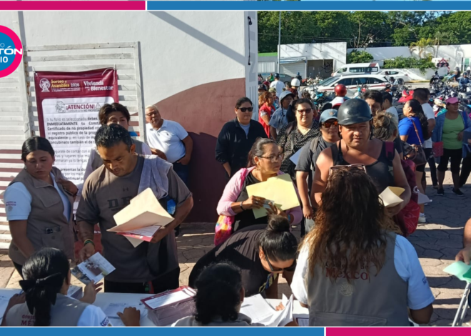 400 Viviendas del Bienestar en Cozumel para el 2027