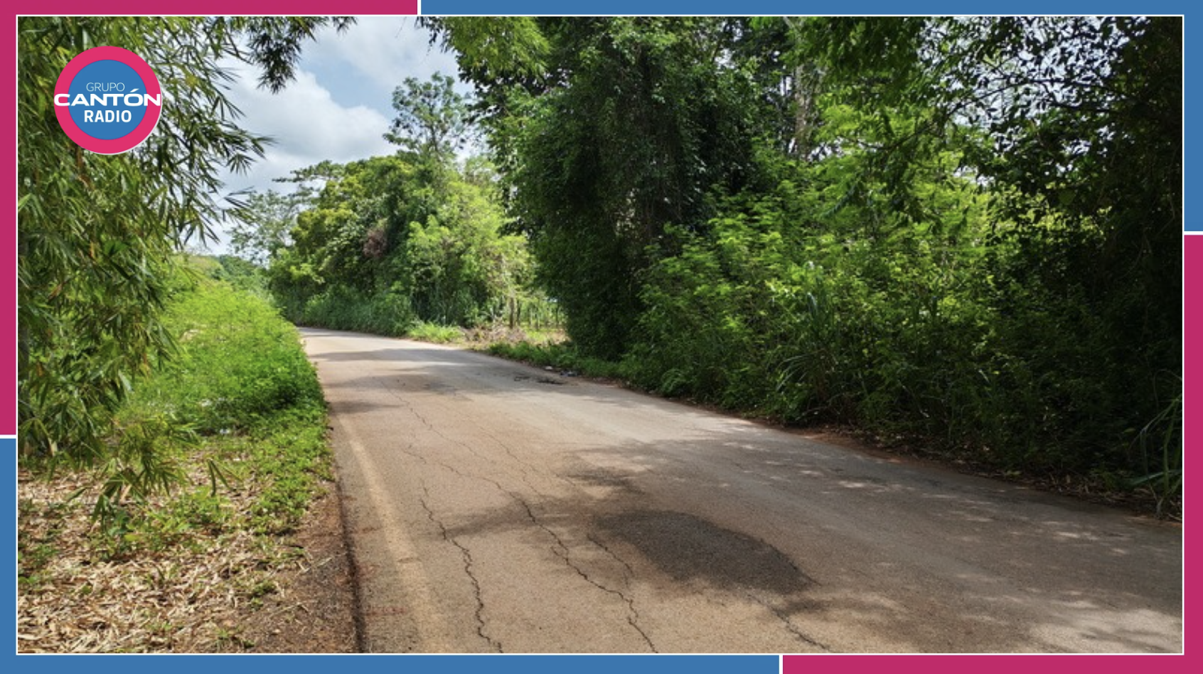 Carretera de José María Morelos: la maleza reduce el espacio para circular