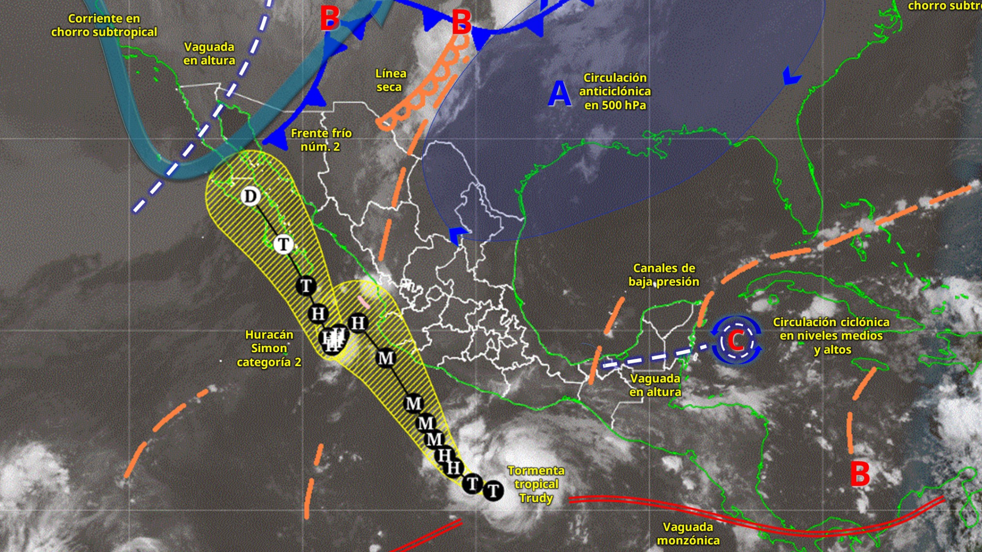 Prevén lluvias y tormentas eléctricas en Quintana Roo este miércoles