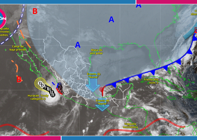 Frente frío 2 mantendrá lluvias fuertes en Quintana Roo este domingo