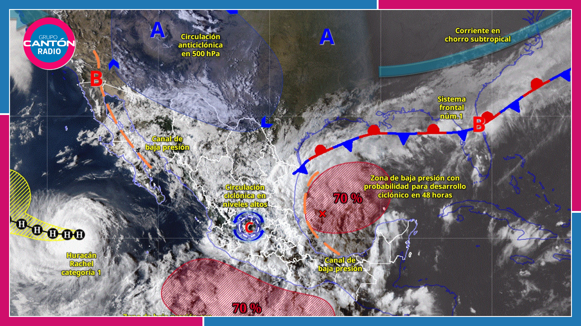 Lluvias fuertes amenazan a Quintana Roo este martes