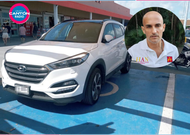 Denuncia Hugo Alday mal uso de estacionamientos para personas con discapacidad