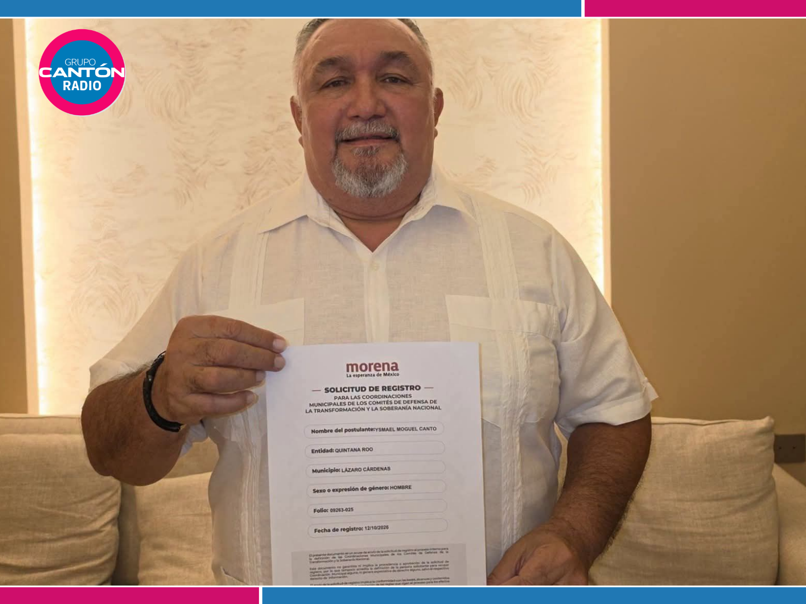 Va Ismael Moguel por coordinación municipal de Morena en Lázaro Cárdenas
