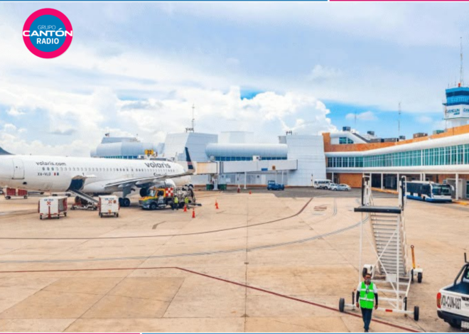 Por condiciones climáticas el Aeropuerto Internacional de Cancún presentó afectación en vuelos