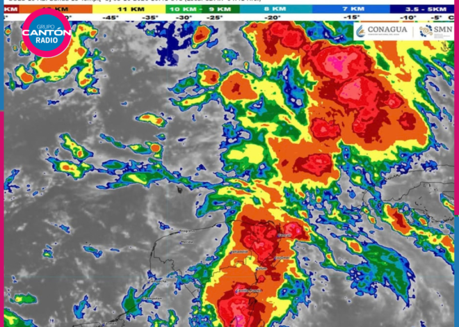 Continuarán las lluvias en las próximas horas en toda la entidad
