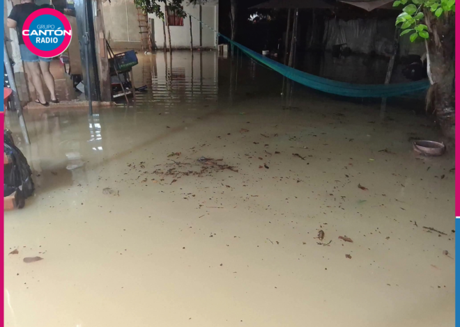 Tormenta deja bajo el agua a Bacalar, se reportan inundaciones y afectaciones a viviendas