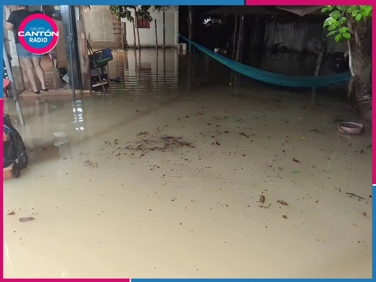 Tormenta deja bajo el agua a Bacalar, se reportan inundaciones y afectaciones a viviendas