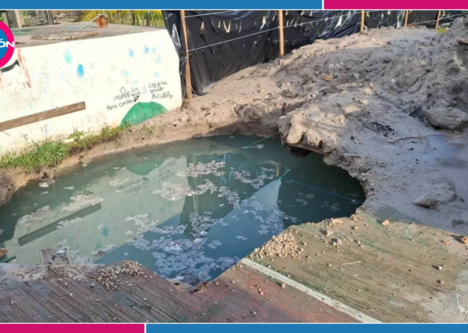 Hallan acumulación de agua bajo aulas de telesecundaria en Xcalak; padres temen un socavón