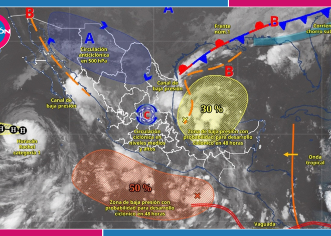 Lluvias fuertes marcarán este lunes en Quintana Roo