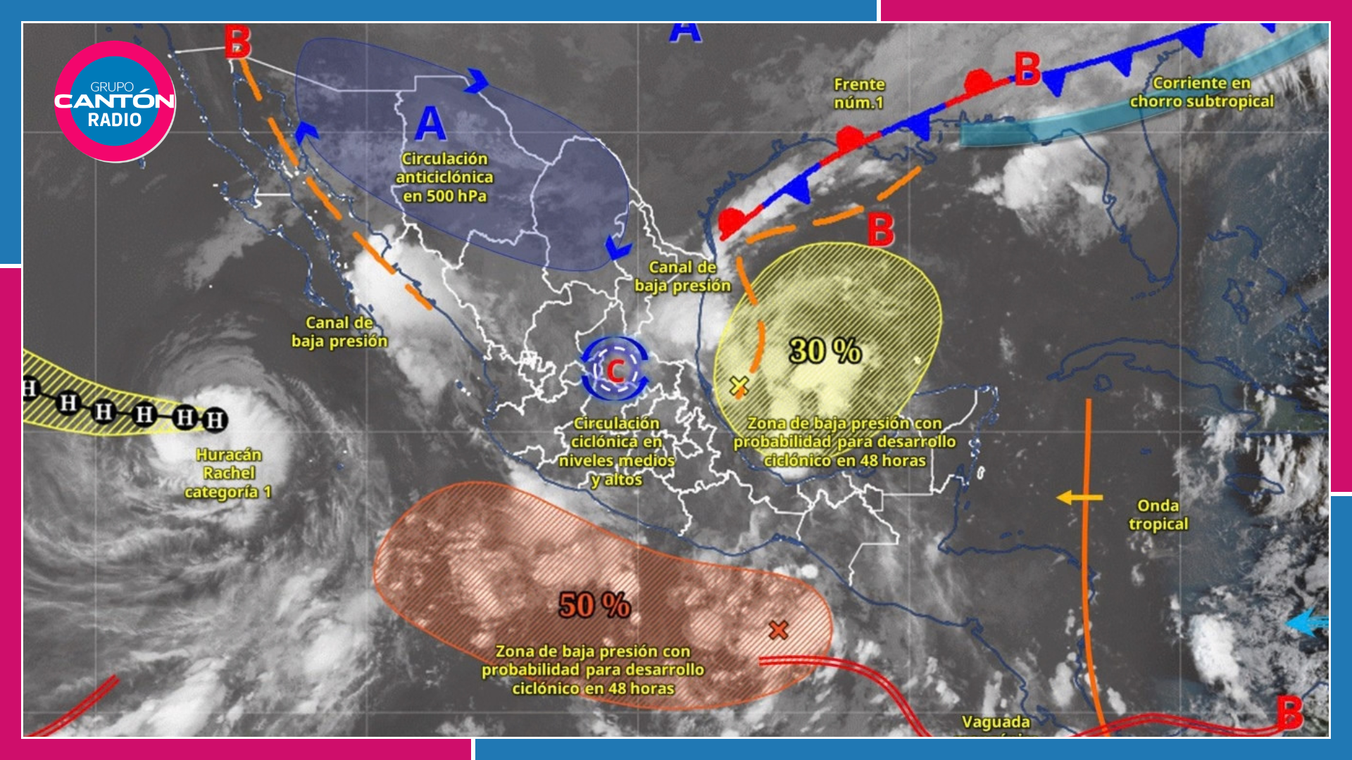 Lluvias fuertes marcarán este lunes en Quintana Roo
