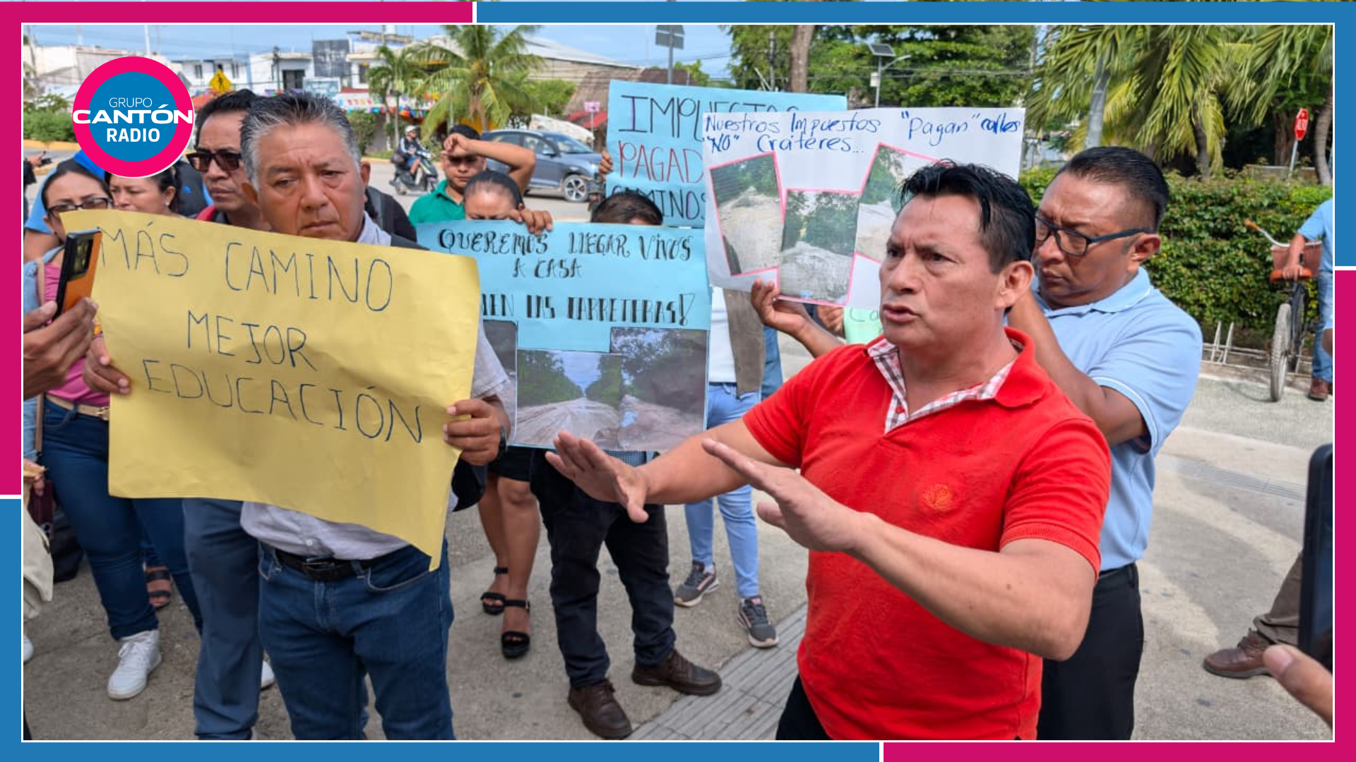 Habitantes de la Zona Maya exigen reparación de caminos hacia Yucatán