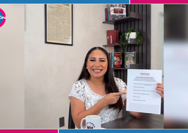 Mary Hernández se registra por la coordinación federal del Distrito 02 de Morena
