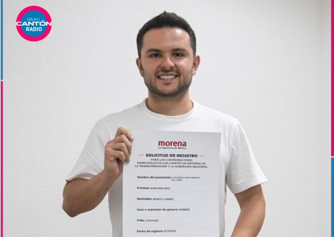Pablo Bustamante busca la Coordinación de Morena en Cancún