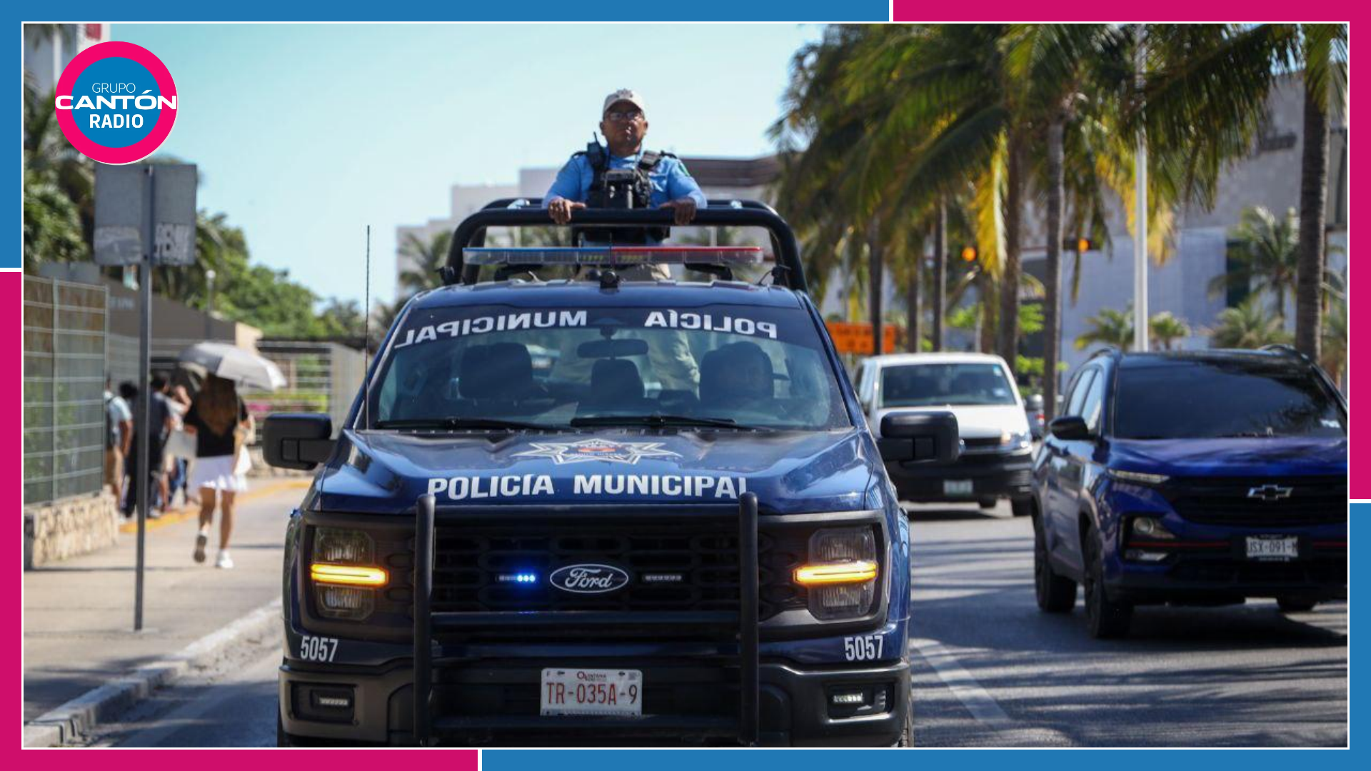 Detienen a tres hombres con drogas y motocicletas robadas en Cancún
