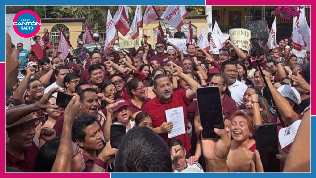 Jorge Sanén se registra para buscar coordinación municipal de Morena en Cancún