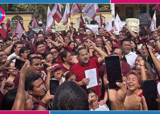 Jorge Sanén se registra para buscar coordinación municipal de Morena en Cancún