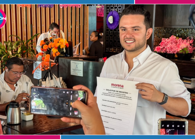 Pablo Bustamante llama a la unidad de Morena rumbo a encuesta en Cancún