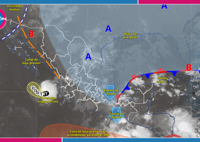 Prevén lluvias muy fuertes en Quintana Roo por el frente frío 2