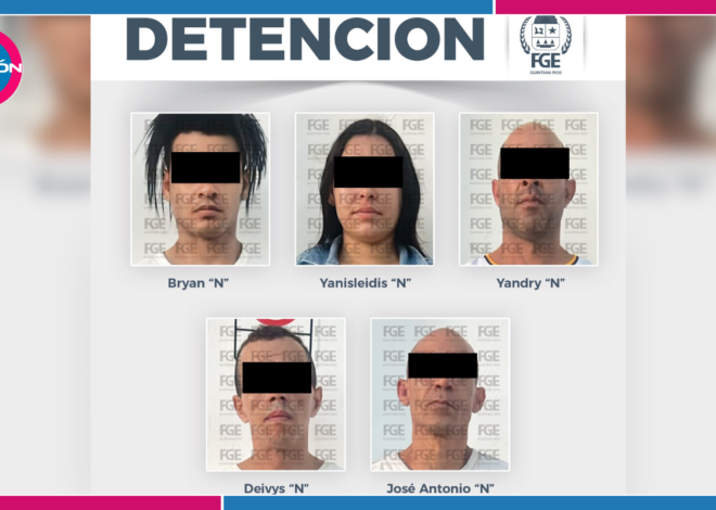 Caen cinco por narcomenudeo en Cancún; les hallan billetes falsos